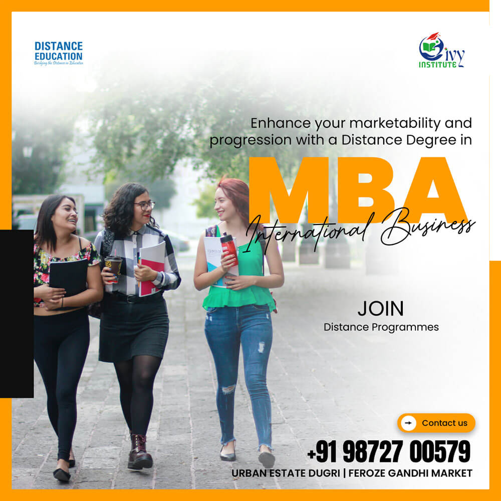 Join MBA through distance learning program