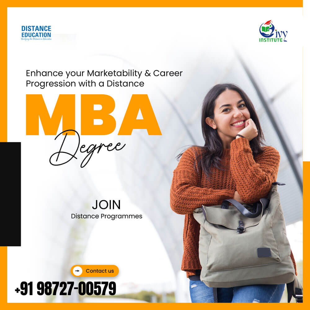 Pursue MBA through distance learning from IVY Ludhiana